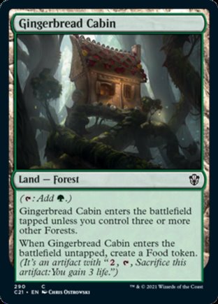 Gingerbread Cabin | Commander 2021