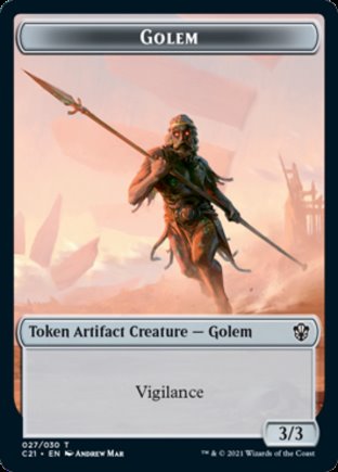 Golem token | Commander 2021