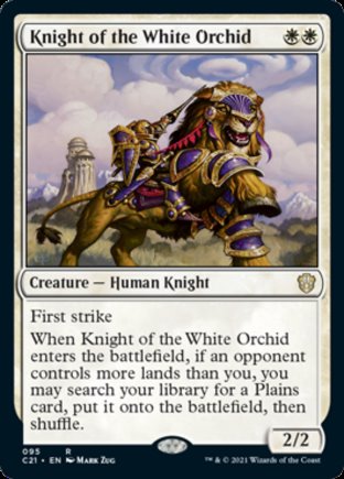 Knight of the White Orchid | Commander 2021