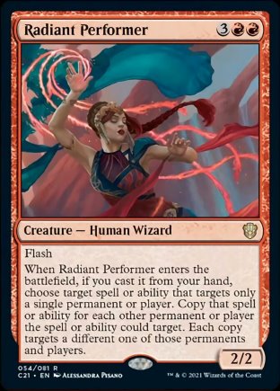 Radiant Performer | Commander 2021