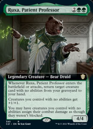 Ruxa, Patient Professor | Commander 2021