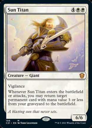 Sun Titan | Commander 2021