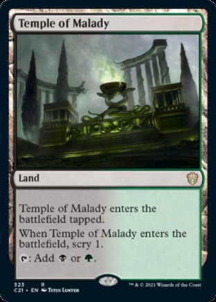 Temple of Malady | Commander 2021