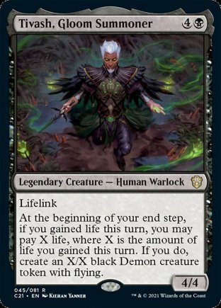 Tivash, Gloom Summoner | Commander 2021