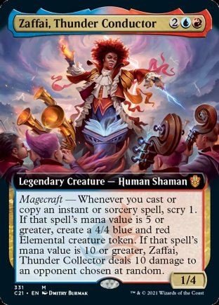 Zaffai, Thunder Conductor | Commander 2021