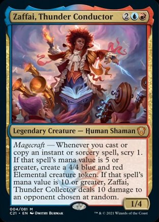 Zaffai, Thunder Conductor | Commander 2021