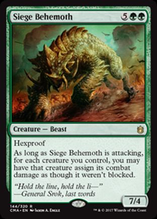 Siege Behemoth | Commander Anthology I