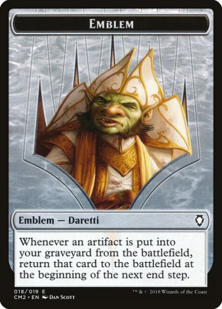 Daretti, Scrap Savant emblem | Commander Anthology II