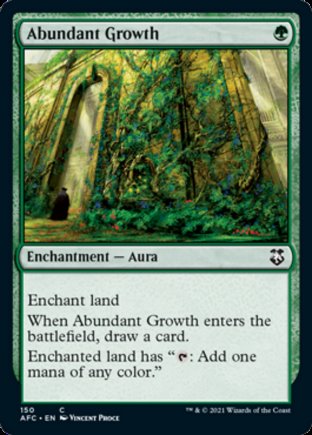 Abundant Growth | Commander Forgotten Realms