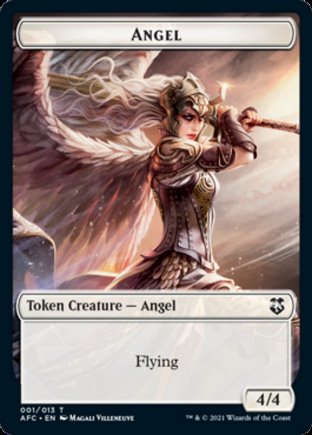 Angel token | Commander Forgotten Realms