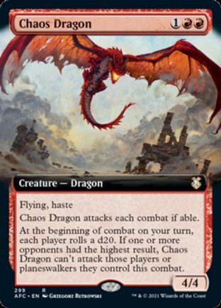 Chaos Dragon | Commander Forgotten Realms