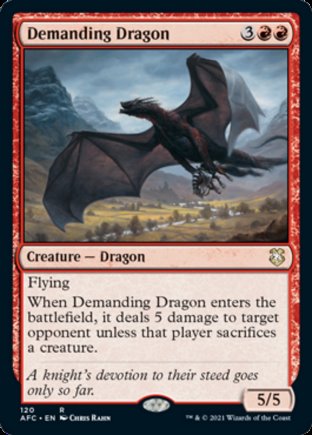 Demanding Dragon | Commander Forgotten Realms