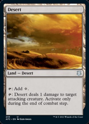 Desert | Commander Forgotten Realms