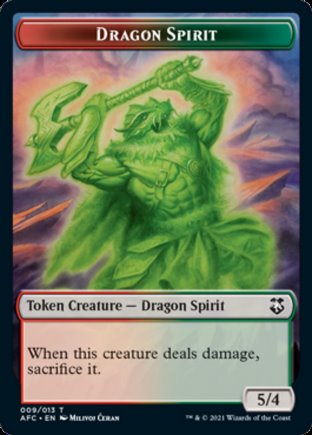 Dragon Spirit token | Commander Forgotten Realms