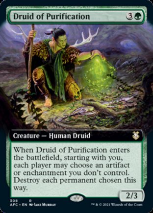 Druid of Purification | Commander Forgotten Realms