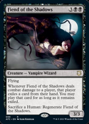 Fiend of the Shadows | Commander Forgotten Realms