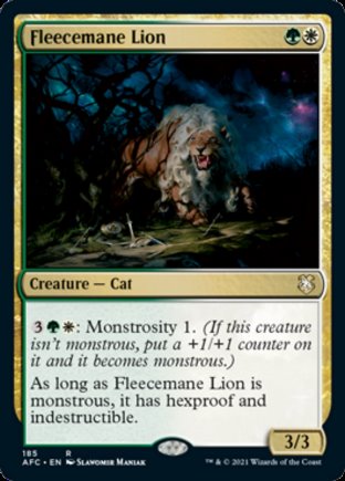 Fleecemane Lion | Commander Forgotten Realms