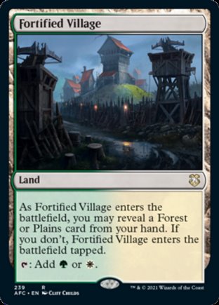 Fortified Village | Commander Forgotten Realms