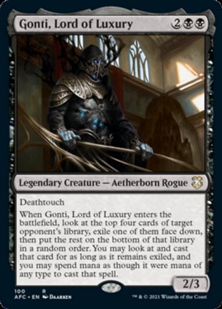 Gonti, Lord of Luxury | Commander Forgotten Realms