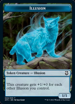 Illusion token | Commander Forgotten Realms