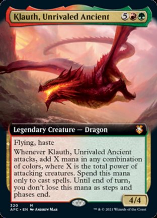 Klauth, Unrivaled Ancient | Commander Forgotten Realms