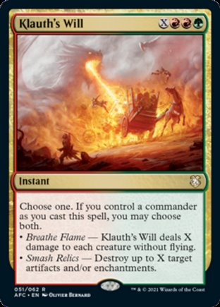 Klauth’s Will | Commander Forgotten Realms