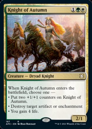 Knight of Autumn | Commander Forgotten Realms