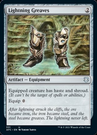 Lightning Greaves | Commander Forgotten Realms