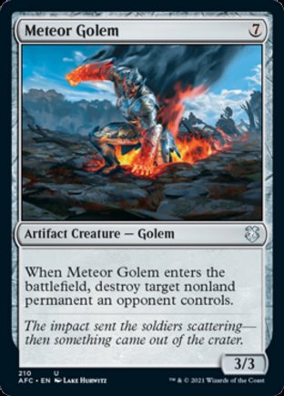 Meteor Golem | Commander Forgotten Realms