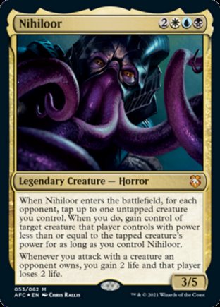 Nihiloor | Commander Forgotten Realms