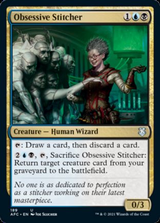 Obsessive Stitcher | Commander Forgotten Realms