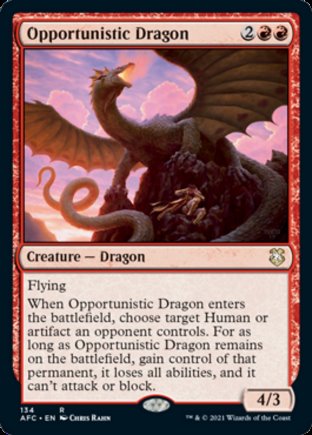 Opportunistic Dragon | Commander Forgotten Realms