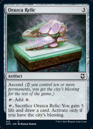 Orazca Relic | Commander Forgotten Realms