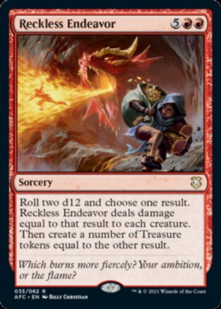 Reckless Endeavor | Commander Forgotten Realms