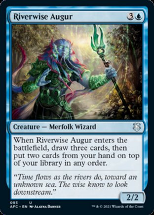 Riverwise Augur | Commander Forgotten Realms