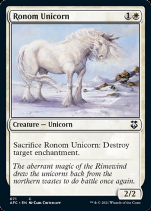 Ronom Unicorn | Commander Forgotten Realms