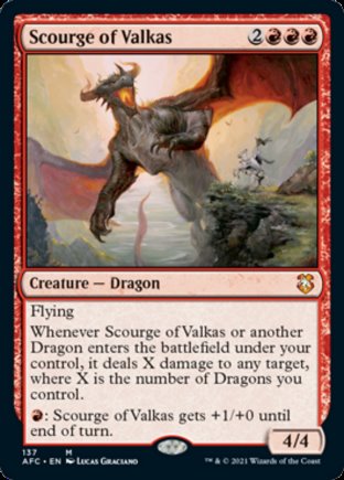 Scourge of Valkas | Commander Forgotten Realms