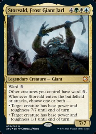 Storvald, Frost Giant Jarl | Commander Forgotten Realms