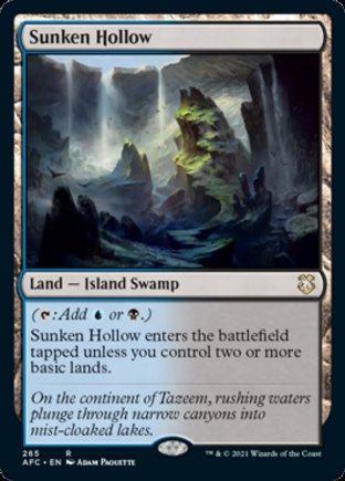 Sunken Hollow | Commander Forgotten Realms
