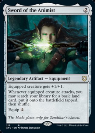 Sword of the Animist | Commander Forgotten Realms