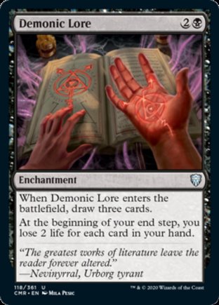 Demonic Lore | Commander Legends