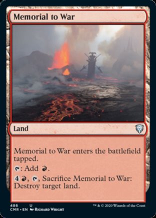 Memorial to War | Commander Legends
