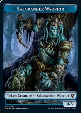 Salamander Warrior token | Commander Legends
