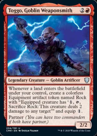 Toggo, Goblin Weaponsmith | Commander Legends