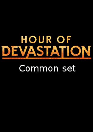 -HOU- Hour of Devastation Common Set | Complete sets