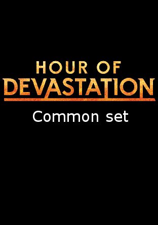 -HOU- Hour of Devastation Common Set | Complete sets