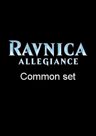-RNA- Ravnica Allegiance Common Set | Complete sets
