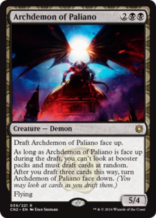 Archdemon of Paliano | Conspiracy Take the Crown