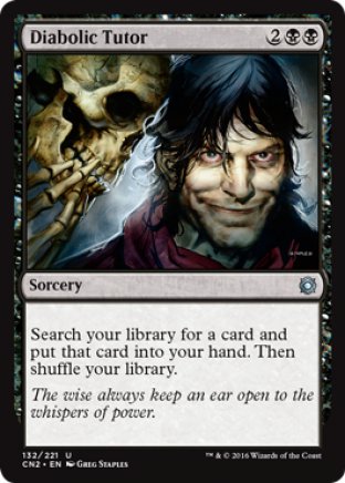 Diabolic Tutor | Conspiracy Take the Crown