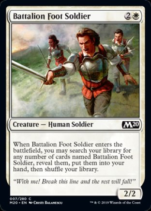 Battalion Foot Soldier | Core Set 2020